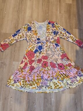 Hale Bob Floral Dress Size Medium